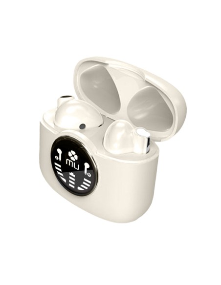 Auricolare Bluetooth 5.3 -Bianco -MU P40 PRO WT No Brand ALTOPARLANTI-MICROFONI-CUFFIE