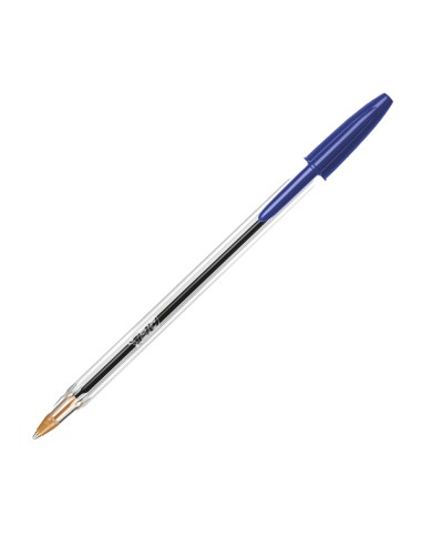 Scatola 10 penne sfera Cristal Original punta 1,0mm blu Bic 516352 BIC CON CAPPUCCIO