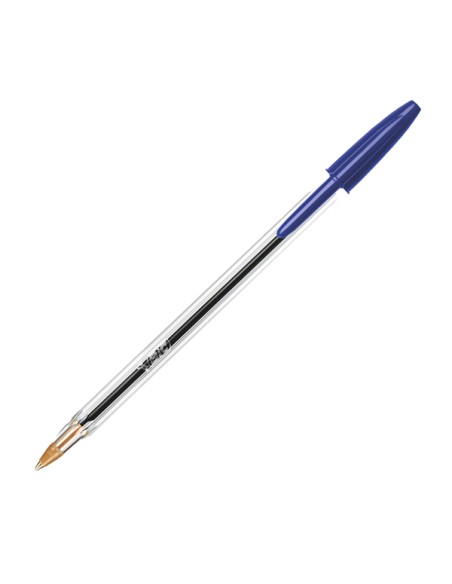 Scatola 10 penne sfera Cristal Original punta 1,0mm blu Bic 516352 BIC CON CAPPUCCIO