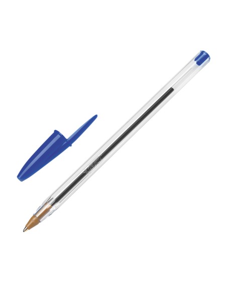 Scatola 10 penne sfera Cristal Original punta 1,0mm blu Bic 516352 BIC CON CAPPUCCIO
