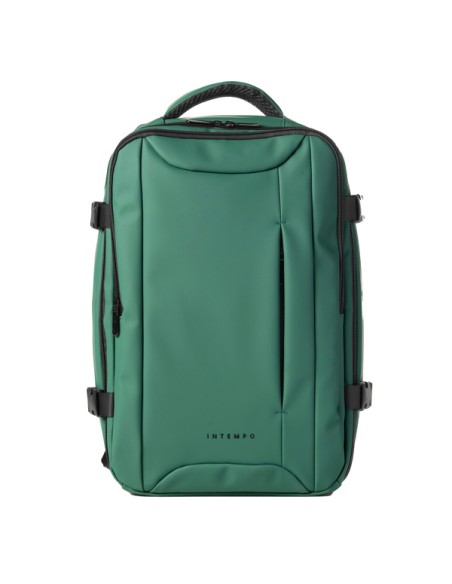 Zaino Cabin Bag Drop2Go gomma antipioggia dim. 25x20x40cm verde InTempo 9237DRG24 IN TEMPO BORSE-CARTELLE-VALIGIE