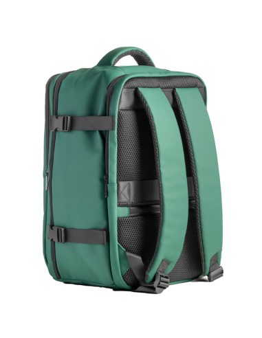 Zaino Cabin Bag Drop2Go gomma antipioggia dim. 25x20x40cm verde InTempo 9237DRG24 IN TEMPO BORSE-CARTELLE-VALIGIE