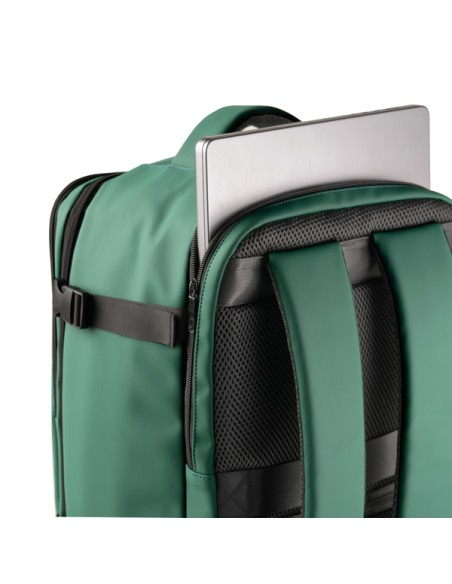 Zaino Cabin Bag Drop2Go gomma antipioggia dim. 25x20x40cm verde InTempo 9237DRG24 IN TEMPO BORSE-CARTELLE-VALIGIE