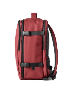 Zaino Cabin Bag Drop2Go gomma antipioggia dim. 25x20x40cm bordeaux InTempo 9237DRG30 IN TEMPO BORSE-CARTELLE-VALIGIE 2