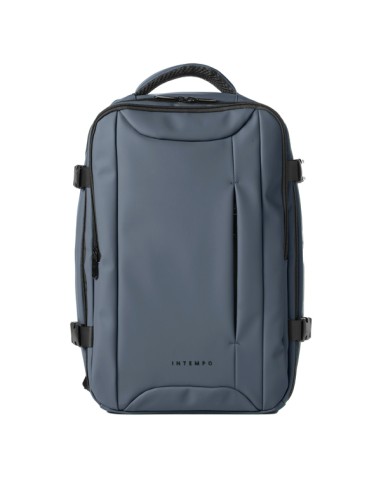 Zaino Cabin Bag Drop2Go gomma antipioggia dim. 25x20x40cm blu InTempo 9237DRG32 IN TEMPO BORSE-CARTELLE-VALIGIE