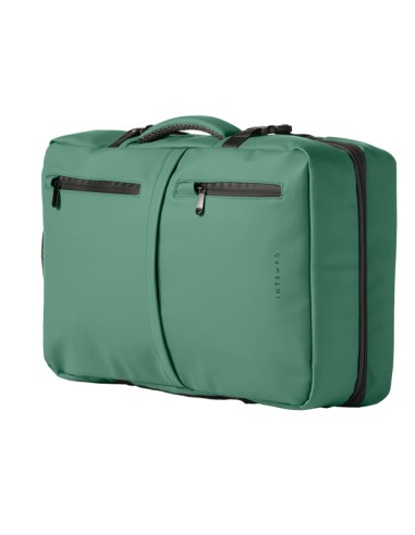 Zaino Travel Backpack Drop2Go gomma antipioggia dim. 30x15x45cm verde InTempo 9235DRG24