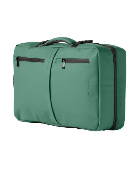 Zaino Travel Backpack Drop2Go gomma antipioggia dim. 30x15x45cm verde InTempo 9235DRG24