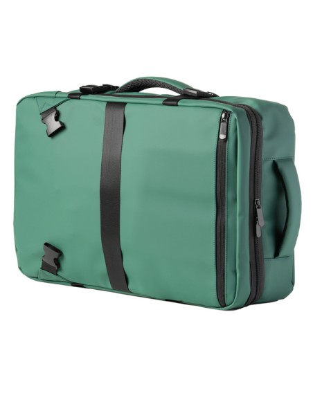 Zaino Travel Backpack Drop2Go gomma antipioggia dim. 30x15x45cm verde InTempo 9235DRG24