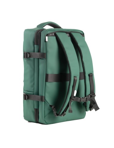 Zaino Travel Backpack Drop2Go gomma antipioggia dim. 30x15x45cm verde InTempo 9235DRG24