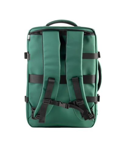 Zaino Travel Backpack Drop2Go gomma antipioggia dim. 30x15x45cm verde InTempo 9235DRG24