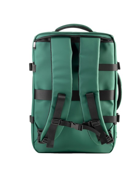 Zaino Travel Backpack Drop2Go gomma antipioggia dim. 30x15x45cm verde InTempo 9235DRG24