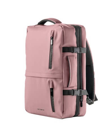 Zaino Travel Backpack Drop2Go gomma antipioggia dim. 30x15x45cm cipria InTempo 9235DRG29