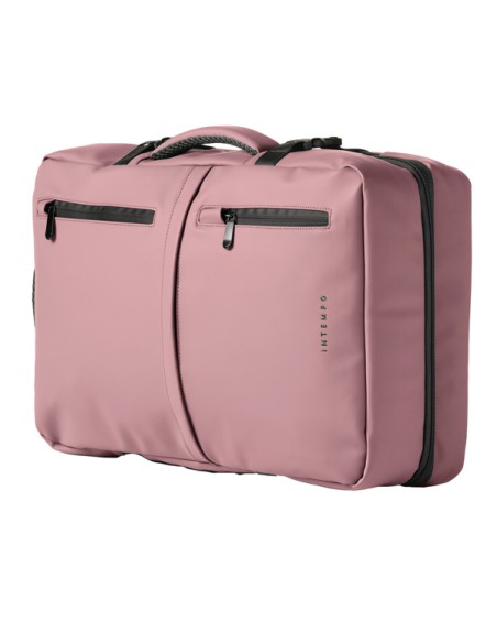 Zaino Travel Backpack Drop2Go gomma antipioggia dim. 30x15x45cm cipria InTempo 9235DRG29