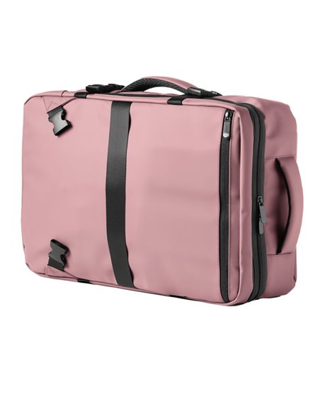 Zaino Travel Backpack Drop2Go gomma antipioggia dim. 30x15x45cm cipria InTempo 9235DRG29