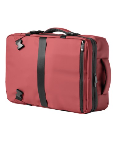 Zaino Travel Backpack Drop2Go gomma antipioggia dim. 30x15x45cm bordeaux InTempo 9235DRG30