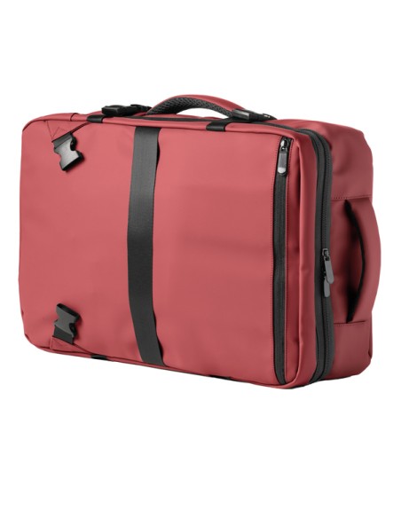 Zaino Travel Backpack Drop2Go gomma antipioggia dim. 30x15x45cm bordeaux InTempo 9235DRG30