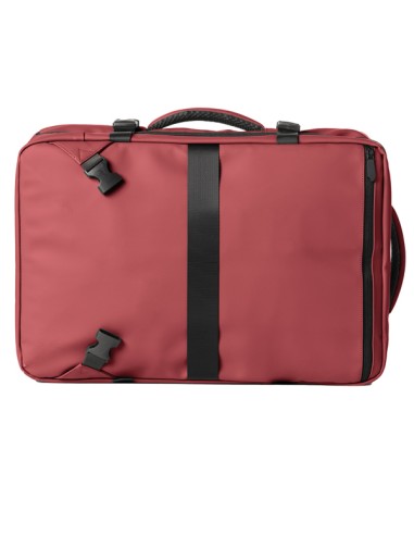 Zaino Travel Backpack Drop2Go gomma antipioggia dim. 30x15x45cm bordeaux InTempo 9235DRG30
