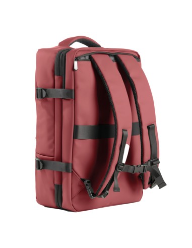 Zaino Travel Backpack Drop2Go gomma antipioggia dim. 30x15x45cm bordeaux InTempo 9235DRG30