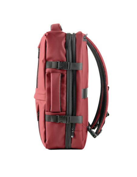 Zaino Travel Backpack Drop2Go gomma antipioggia dim. 30x15x45cm bordeaux InTempo 9235DRG30