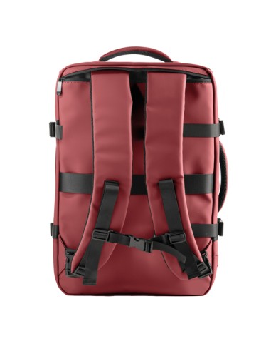Zaino Travel Backpack Drop2Go gomma antipioggia dim. 30x15x45cm bordeaux InTempo 9235DRG30
