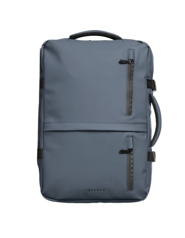 Zaino Travel Backpack Drop2Go gomma antipioggia dim. 30x15x45cm blu InTempo 9235DRG32 IN TEMPO BORSE-CARTELLE-VALIGIE