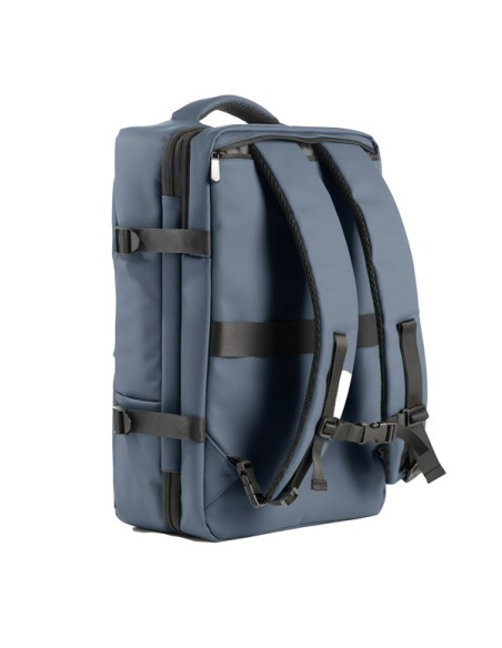 Zaino Travel Backpack Drop2Go gomma antipioggia dim. 30x15x45cm blu InTempo 9235DRG32 IN TEMPO BORSE-CARTELLE-VALIGIE