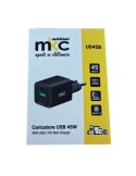 Caricatore USB 45W 1 USB-C+ 1 USB-A Nero -Mkc 491929604