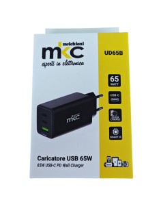 Caricatore USB 65W 2 USB-C+ 1 USB-A Nero-Mkc 491929605 MKC ADATTATORI-CARICATORI DA VIAGGIO E FINDER