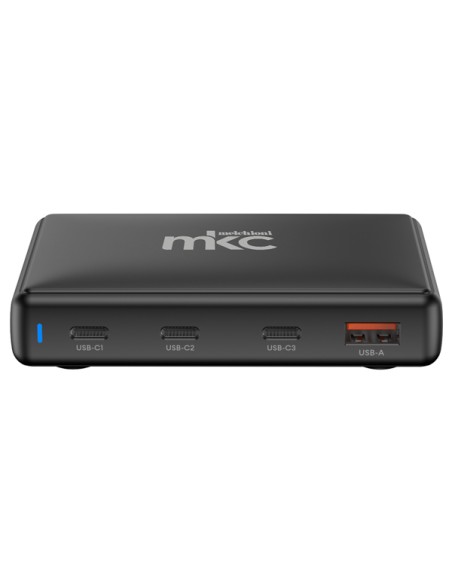 Caricatore USB 140W 23USB-C+ 1 USB-A Nero -Mkc 491929606 MKC ADATTATORI-CARICATORI DA VIAGGIO E FINDER