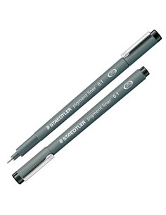 Pennarello Pigment Liner 308 nero 0,1mm Staedtler 308 01-9