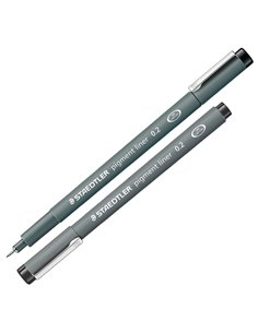Pennarello Pigment Liner 308 nero 0,2mm Staedtler 308 02-9