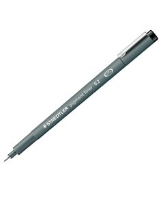 Pennarello Pigment Liner 308 nero 0,2mm Staedtler 308 02-9 2