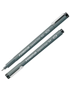 Pennarello Pigment Liner 308 nero 0,4mm Staedtler 308 04-9 STAEDTLER PENNE DISEGNO TECNICO