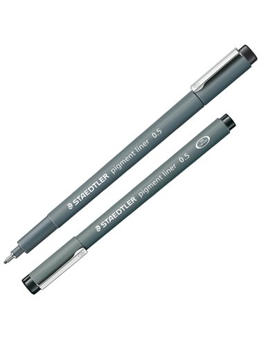 Pennarello Pigment Liner 308 nero 0,5mm Staedtler 308 05-9 STAEDTLER PENNE DISEGNO TECNICO