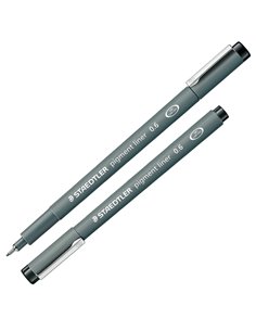 Pennarello Pigment Liner 308 nero 0,6mm Staedtler 308 06-9