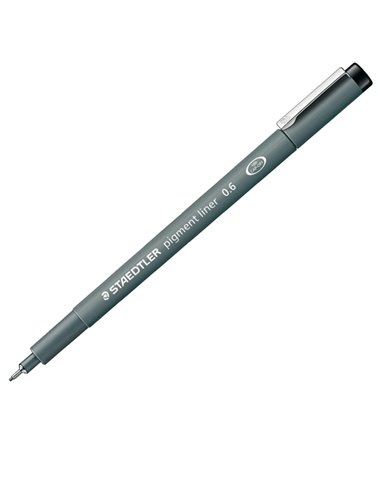 Pennarello Pigment Liner 308 nero 0,6mm Staedtler 308 06-9