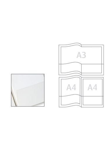 5 CARTELLINE C/TASCHE CAPRI 69/T2 21X29,7 PVC CRISTALLO 26069002 SEI ROTA CARTELLINE CON TASCHE