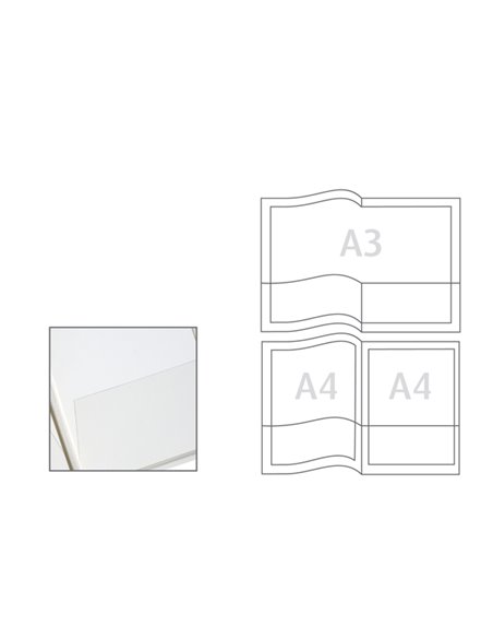 5 CARTELLINE C/TASCHE CAPRI 69/T2 21X29,7 PVC CRISTALLO 26069002 SEI ROTA CARTELLINE CON TASCHE