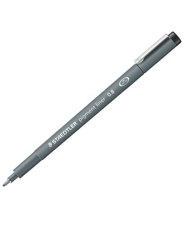 Pennarello Pigment Liner 308 nero 0,8mm Staedtler 308 08-9