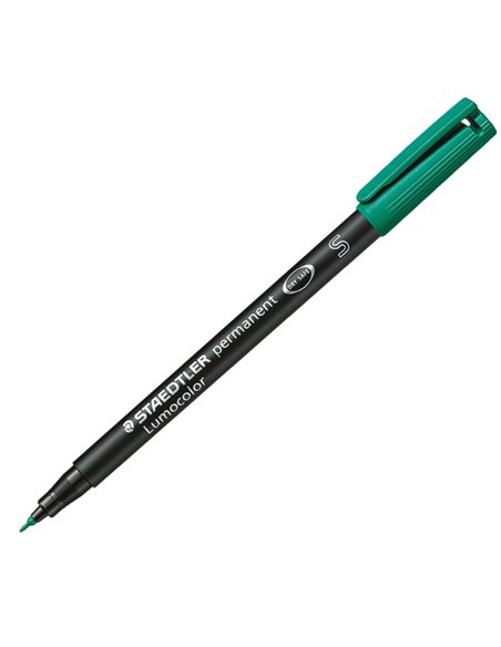 PENNARELLO LUMOCOLOR PERMANENT 313 SF 0.4MM VERDE 313-5 STAEDTLER PERMANENTI