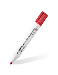 PENNARELLO LUMOCOLOR 351 ROSSO P.TONDA PER LAVAGNE CANCELLABILI 351-2 STAEDTLER PER LAVAGNE CANCELLABILI