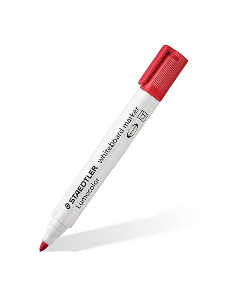 PENNARELLO LUMOCOLOR 351 ROSSO P.TONDA PER LAVAGNE CANCELLABILI 351-2 STAEDTLER PER LAVAGNE CANCELLABILI