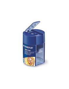 Temperamatite 2 fori per matite colorate c/contenitore Noris Club STAEDTLER 512 002