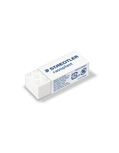 BOX 30 GOMME RASOPLAST 526 B30 BIANCA PER MATITA 526B30