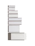 8 PORTAETICHETTE ADESIVE IES A2 32X88MM SEI 320312