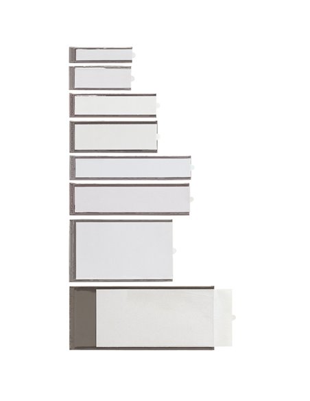 4 PORTAETICHETTE ADESIVE IES B4 65X100MM SEI 320324 SEI ROTA PORTAETICHETTE-CAVALIERINI