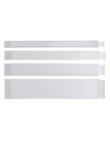 10 PORTAETICHETTE ADESIVE IES L40 40X300MM SEI 310040 SEI ROTA PORTAETICHETTE-CAVALIERINI