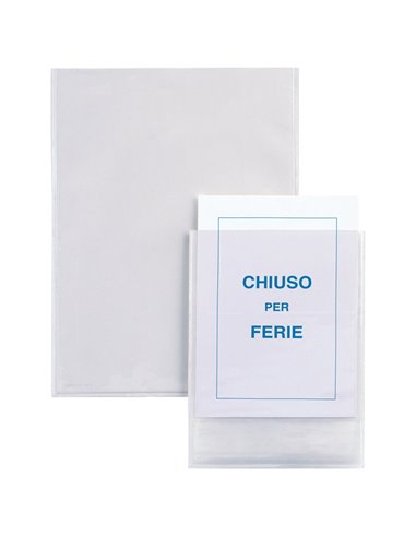 5 BUSTE AUTOADESIVE IESTI A4 21X29,7CM TRASPARENTI 321122 SEI ROTA BUSTE PER USI DIVERSI E DEDICATI