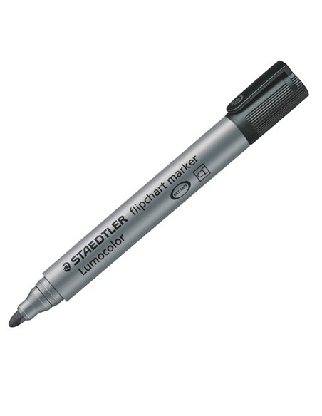 Marcatore Lumocolor Flipchart 356 punta tonda nero Staedtler 3569 STAEDTLER A BASE D'ACQUA