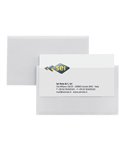 10 PORTABIGLIETTI DA VISITA AUTOADESIVI 5,5X9CM ETICARD T 318103
